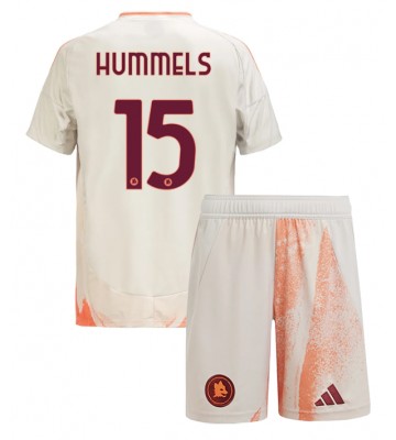 AS Roma Mats Hummels #15 Segunda Equipación Niños 2024-25 Manga Corta (+ Pantalones cortos)